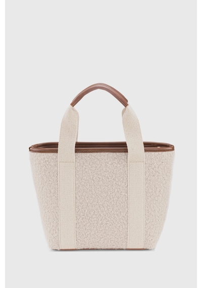 Housebags Kadın Suni Kürklü Çift Saplı Tote Bag 246 Suni Kürklü