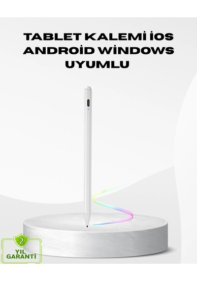Type-c Şarjlı Dokunmatik Kalem İpad, İphone Ve Android Uyumlu, Sessiz Çalışan Diğer