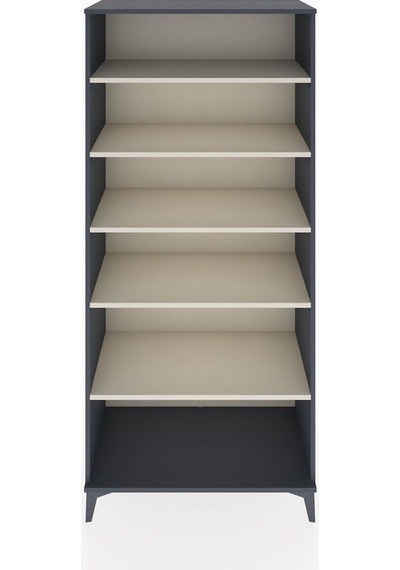 Hyperion Dolap 5 Raflı 88x44x195 Antrasit-aytaşı Antrasit