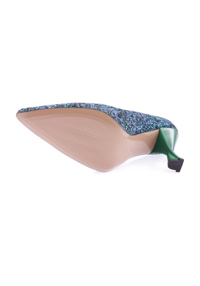 Dgn 555-2175 Kadin Alçak Topuk Stiletto 555-2175-R1938 Yeşil
