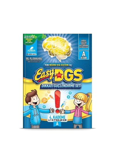 Easy Dikkati Güçlendirme Seti 6-9 Yaş A Kitapçığı - Osman Abalı
