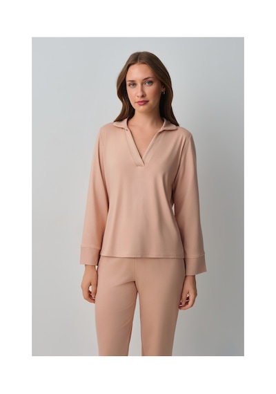Suwen Betty Pijama Takımı Wsh10510150272 Nude