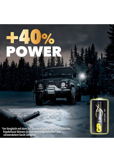 Batteries Gpcr123a Dl123a/cr123a Boy Lityum Pil, 3 Volt, Tekli Kart