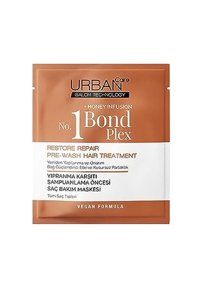 Urban Care No.1 Bond Plex Yıpranma Karşıtı Duş Öncesi Saç Bakım Maskesi 50 Ml- Vegan