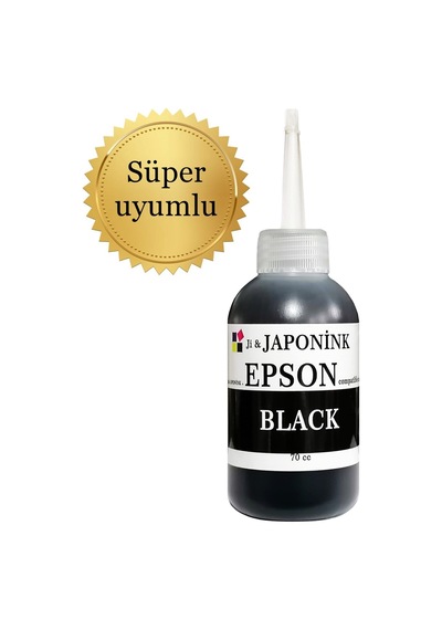 Epson Uyumlu 70 ML Siyah Mürekkep