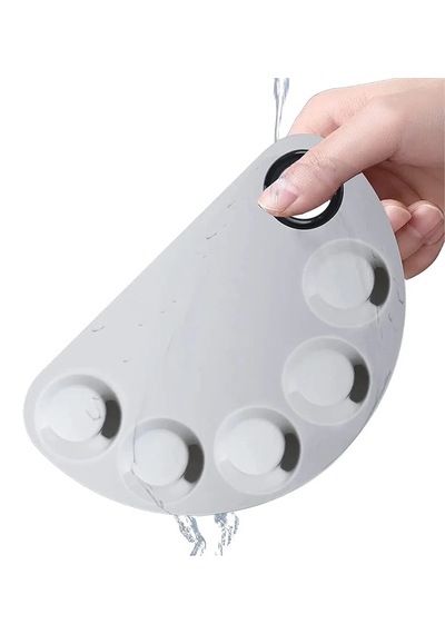 Mecno Beauty MB-PLT-001 Paslanmaz Çelik Fondöten Karıştırma Paleti