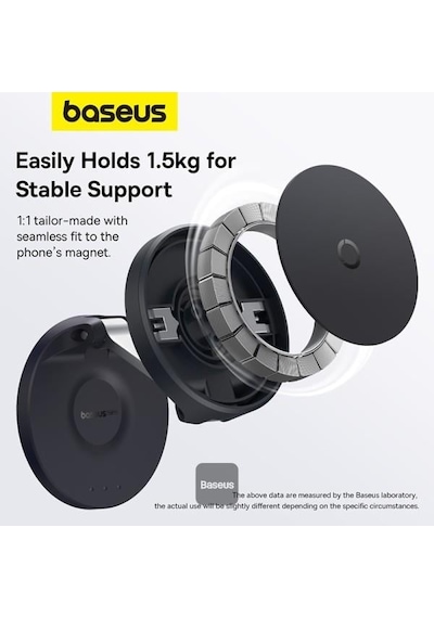 Baseus Magpro Magsafe Foldable Telefon Tutucu-siyah