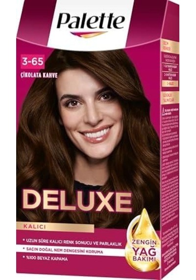 Deluxe 3-65 Çikolata Kahve Saç Boyası
