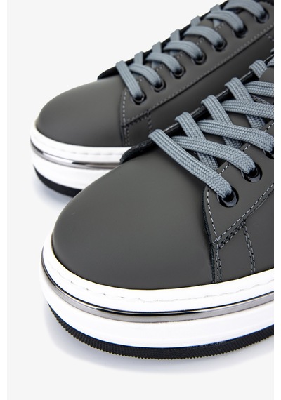 Valmenti Erkek Hakiki Deri Gri Sneakers & Spor Ayakkabı 381 21618 Erk Ayk Y25 Grı Gri