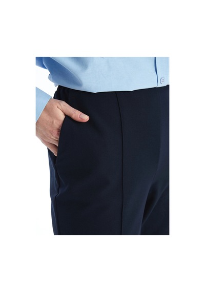 LC Waikiki Beli Lastikli Standart Fit Kadın Pantolon Navy