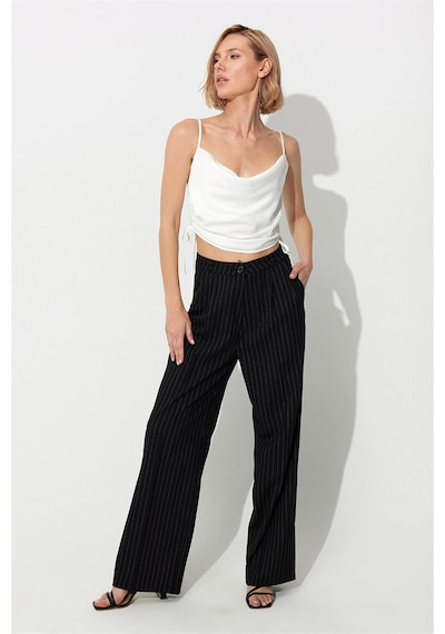 Sherin Beyaz Yanları Büzgülü Askılı Büstiyer SS23CT4735BE-BEYAZ