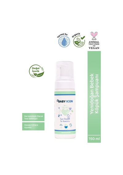 Babyicon Baby Icon Saç Ve Vücut Bebek Şampuanı Vegan Sülfat Ve Pa