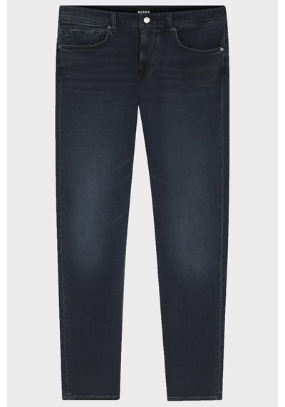 Boss Pamuklu Slim Fit Düz Paça Jeans Erkek Kot Pantolon 50571822 407 Lacivert
