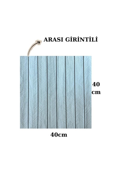 Kendinden Yapışkanlı Gri Girintili 3d Akustik Esnek Lambiri 40cmx40cm Duvar Paneli Kağıdı Nw210