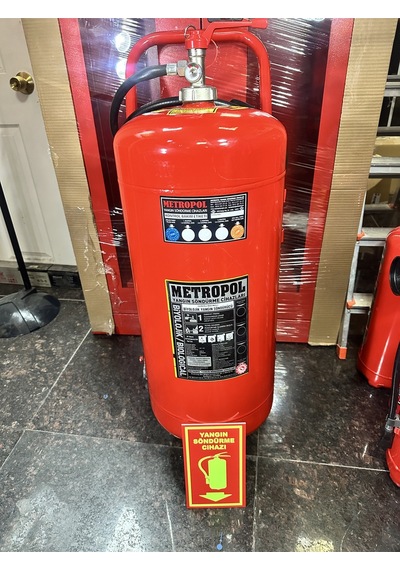 50 Kg Abc Kkt Toz Yangın Söndürme Cihazı Dört Yıl Garantili
