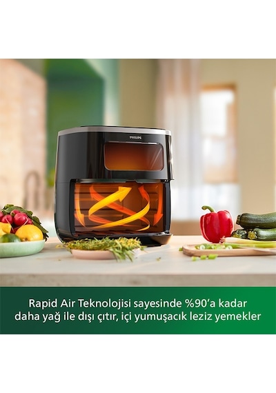 Philips 3000 Serisi HD9257/80 Airfryer XL Fritöz