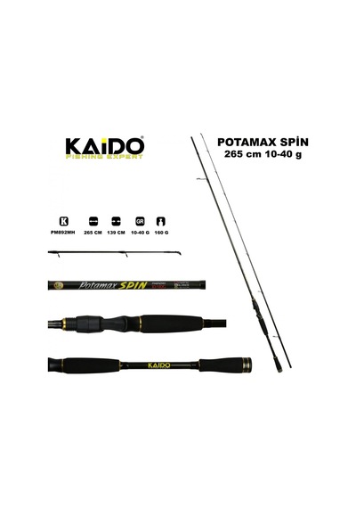 Kaido Potamax Spin Kamış 265 Cm 10-40 Gr