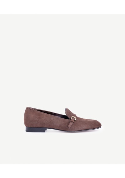 Yargıcı Atkılı Deri Loafer 25kkay4035x 208 Kahverengi
