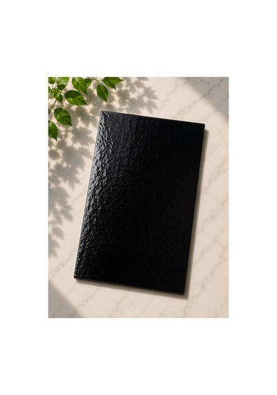 Dekoratif Vitray Cam Jet Siyahı Dokulu 21x29,7 Cm