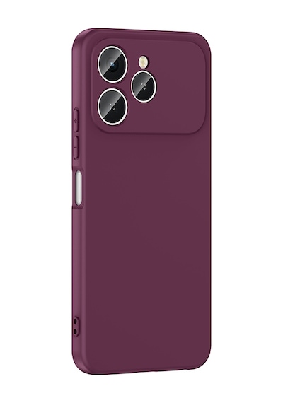 Tecno Spark 40 Kılıf Yumuşak Silikon Kamera Korumalı Lansman Celikaksesuar Koyu Yeşil