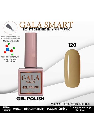 Gala Smart Classic Kalıcı Oje 10 Mle No:120
