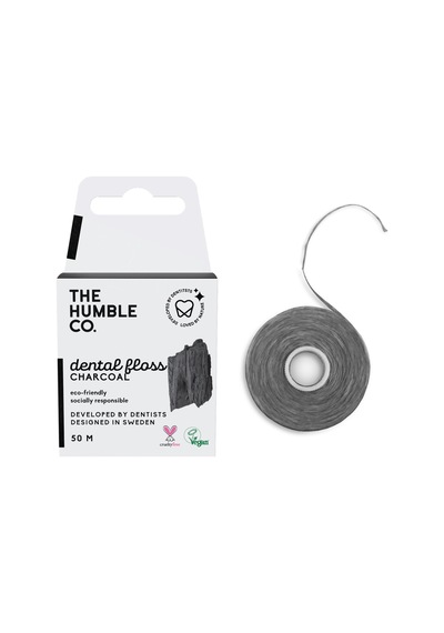 The Humble Co. Dental Floss Kömür Etkili Diş İpi 50 M
