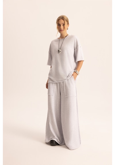 Mai Studios Co. Flex Karmelanj Oversize T-shirt Eşofman Takım Karmelanj