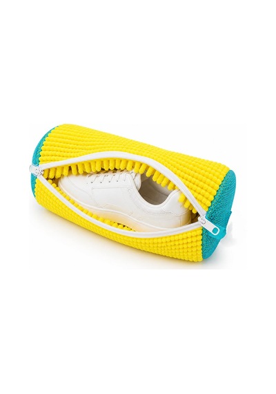 Orret Home Mikrofiber Ayakkabı Yıkama Filesi Fermuarlı Ayakkabı Yıkama Torbası Makarna Tasarım Çamaşır Makinesi Koruyucu Yıkama Çantası 1 Adet Asorti Renk Sku: Zeusstkb2da2ed5ca