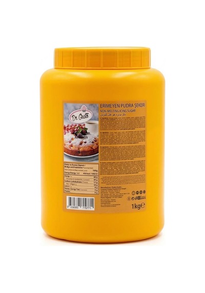Erimeyen Pudra Şekeri 1 Kg Isıya Dayanıklı Pasta Ve Tatlı Süsleme Pudra Şekeri