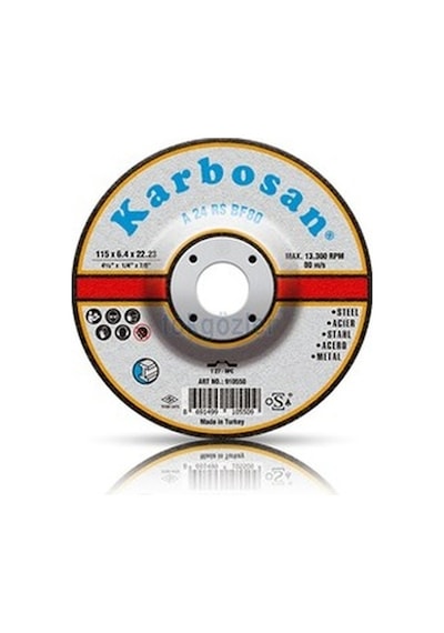 Karbosan 115 X 6.4 Metal Taşlama Taşı 10 Adet