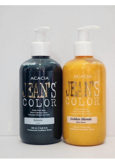 Acacia Jean's Color Altın Sarısı - Yeşil Saç Boyası 2 x 250 ML
