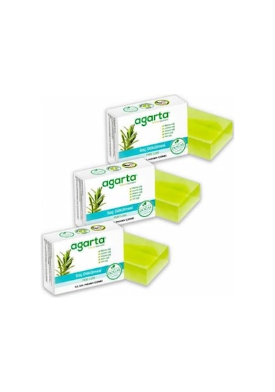 Agarta Doğal El Yapımı Saç Dökülmesi Sabunu 3 x 150 G