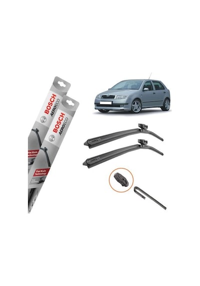 Skoda Fabia Muz Silecek Takımı Ön Bosch Aeroeco 1999-2008