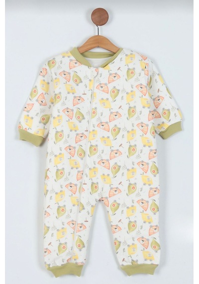 Mutlu Bebe 4-5-6 Yaş Elyaf Dolgulu 2 Tog Çocuk - Bebek Uyku Tulumu Beyaz