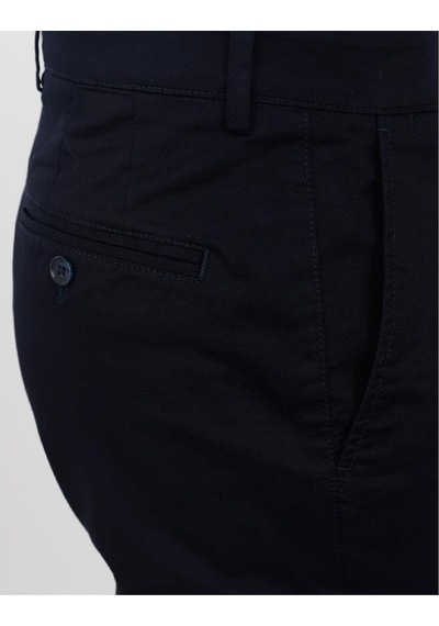 Uki Lacivert Slim Fit Chino Pantolon Lacivert
