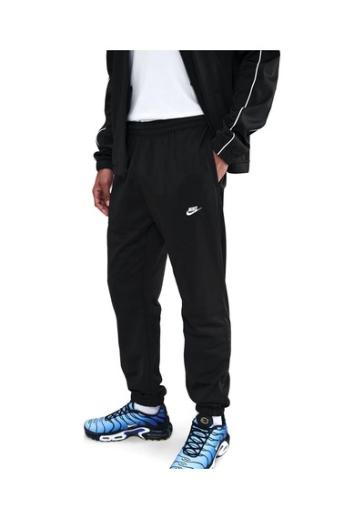 Nike Sportswear Club Poly-knit Erkek Siyah Günlük Stil Eşofman Takımı Hv1444-010 Siyah- Beyaz