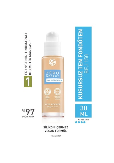 Yves Rocher Kusursuz Ten Fondöten-bej 150-30 Ml-56192