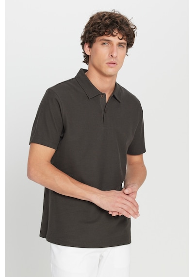 AC&Co / Altınyıldız Classics Erkek Acı Kahve %100 Pamuk Slim Fit Dar Kesim Polo Yaka Jakarlı Triko Tişört Acı Kahve AC&Co / Altınyıldız Classics Erkek Acı Kahve %100 Pamuk Slim Fit Dar Kesim Polo Yaka Jakarlı Triko Tişört Acı Kahve