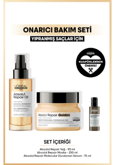 L'Oréal Professionnel Serie Expert Absolut Repair Yoğun Onarım Saç Bakım Seti