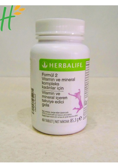 Herbalife Kadınlar için2 Vitamin ve Mineral Kompleks 60 Tablet