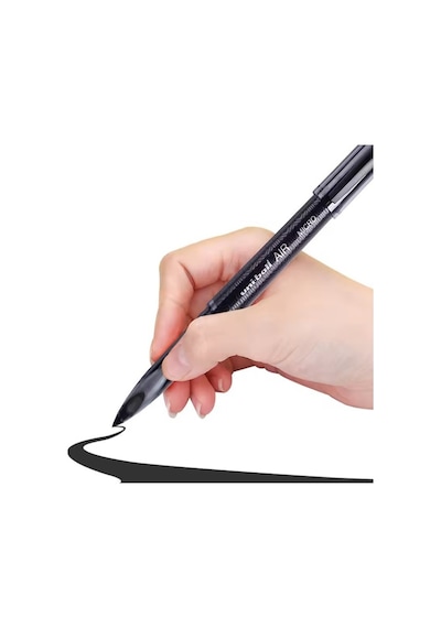 Mavi Siyah Kırmızı Pilot Kalem 3 Adet Uniball Air Mikro 0.5 Mm Roller Pilot Kalem Uba-188-m Roller Uçlu Likit Mürekkep Mavi