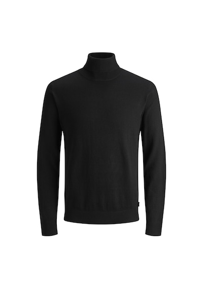 Jack & Jones Balıkçı Yaka Kazak-Emil 12157417 Black Siyah