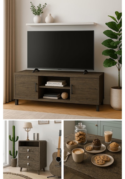 Technosmart 60cmx500cm Premium Kendinden Yapışkanlı Doğal Ahşap Görünümlü Pvc Kaplama 60 CM x 500 CM