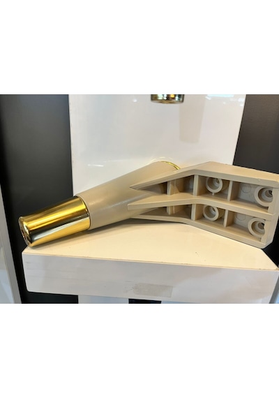 Toryum Sert Plastik Ayak 18cm Kumtaşı Altın Koltuk Komidin Modern Tv Ünite Mobilya Dolap Kitaplık Çok Renkli