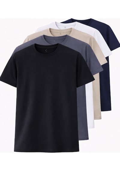 Blayn Jeans Erkek 10'lu Tişört Seti %100 Pamuk Basic Regular Fit Bisiklet Yaka Düz Renk Günlük T-shirt Siyah - Antrasit - Beyaz Blayn Jeans Erkek 10'lu Tişört Seti %100 Pamuk Basic Regular Fit Bisiklet Yaka Düz Renk Günlük T-shirt Siyah - Antrasit - Beyaz