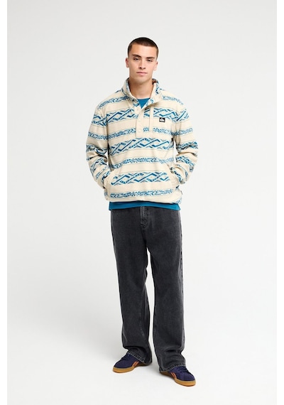 Quiksilver No Destination Erkek Sweatshirt Krem