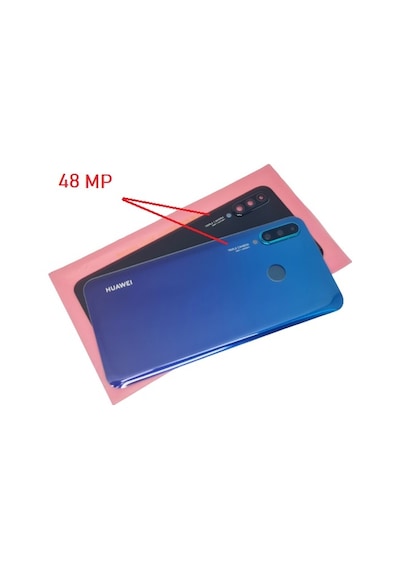 Tkgz - P30 Lite Arka Kapak Kamera Lensli 48 Mp Siyah