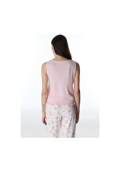 Penti Pembe Blossom Pamuklu Pointel Atlet Pijama Üstü