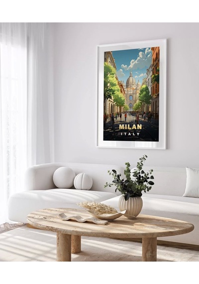 Çerçevesiz Poster İtalya'nın Modası