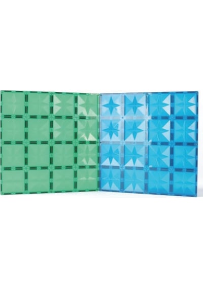 Cleverclixx Big Plates, 2 Parça - Mavi Ve Yeşil